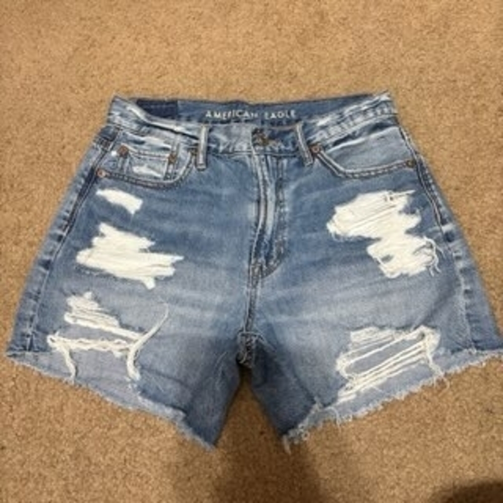 American Eagle Distressed Jean Shorts